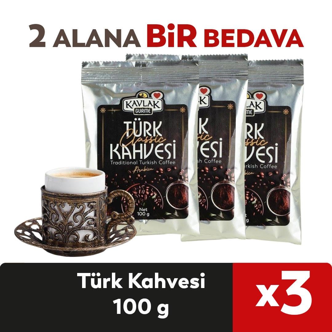 Türk Kahvesi 100 gr 2 ALANA 1 BEDAVA