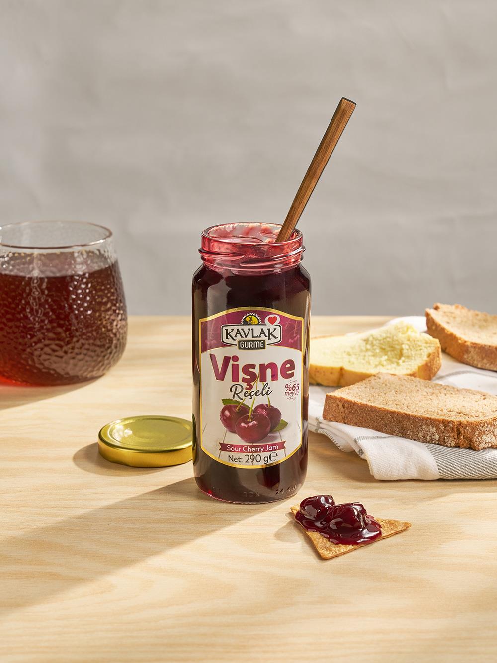 Vişne Reçeli 290 Gr Cam Kavanoz 