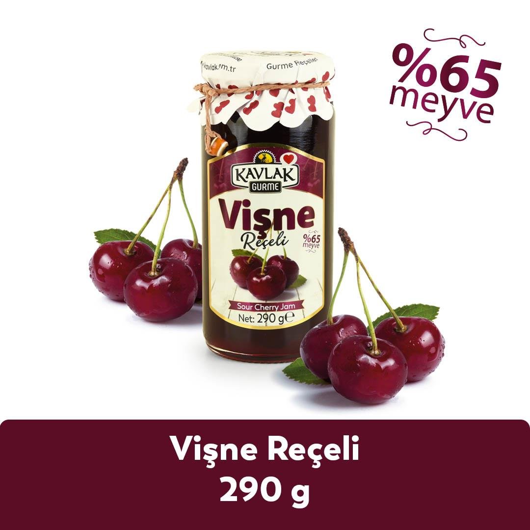Vişne Reçeli 290 Gr Cam Kavanoz 