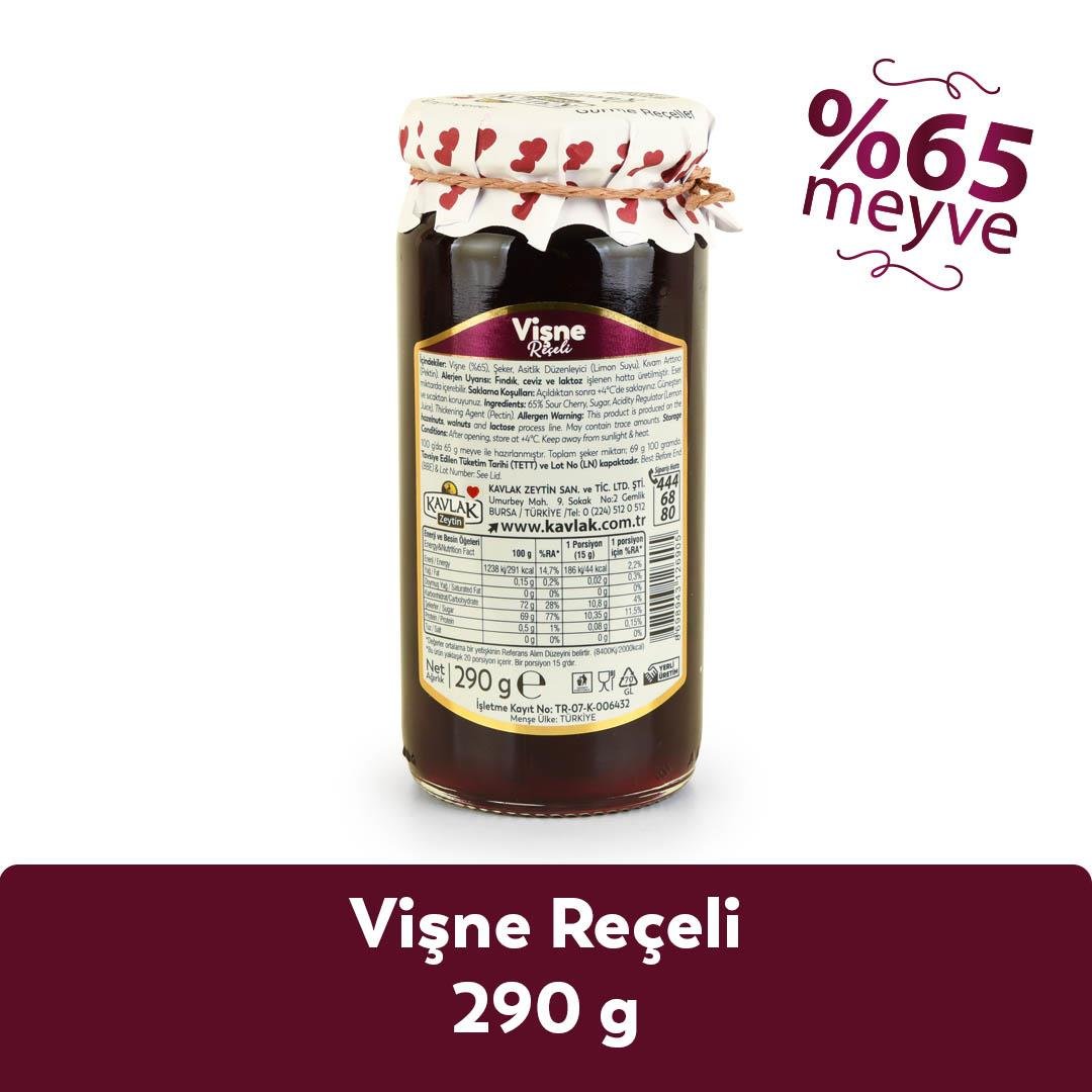 Vişne Reçeli 290 Gr Cam Kavanoz 