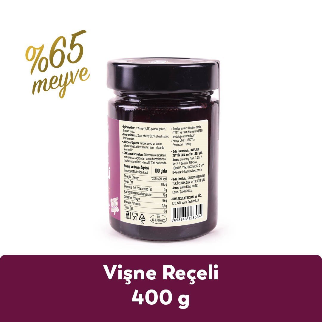 Vişne Reçeli 400 Gr 3 Al 2 Öde