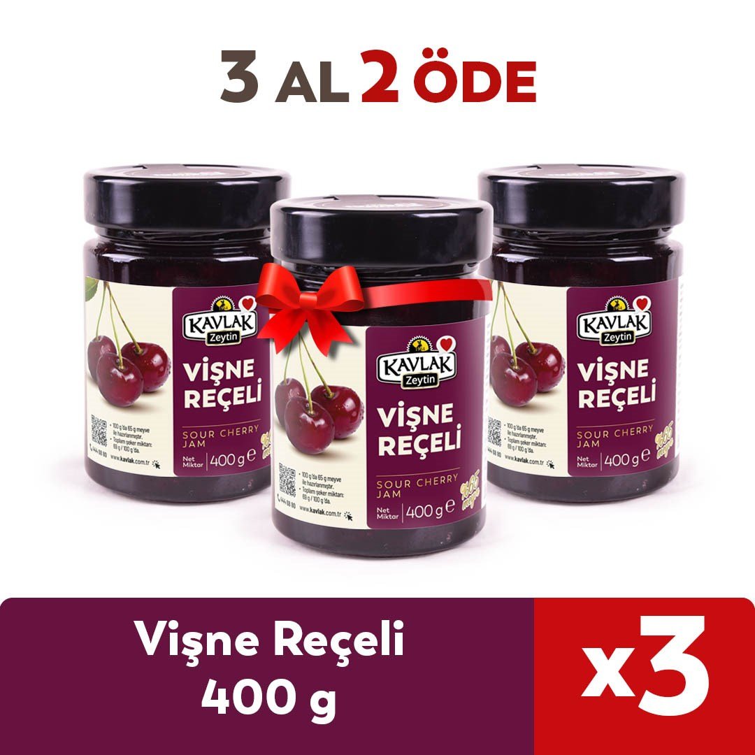 Vişne Reçeli 400 Gr 3 Al 2 Öde