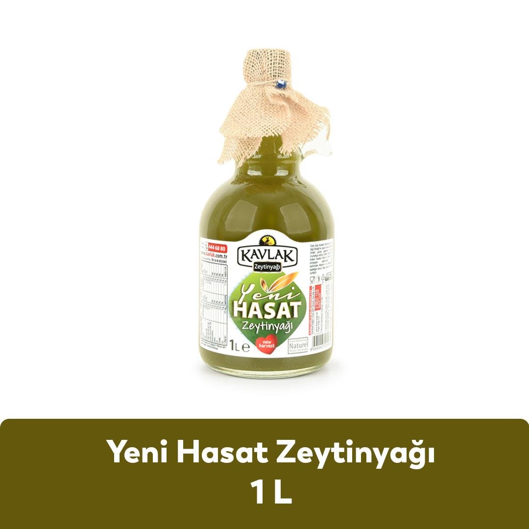 Yeni Hasat Soğuk Sıkım Zeytinyağı 1 Lt Gallone