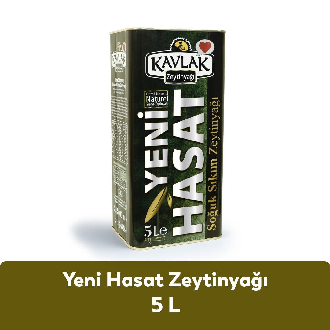 Yeni Hasat Soğuk Sıkım Zeytinyağı 5 Lt