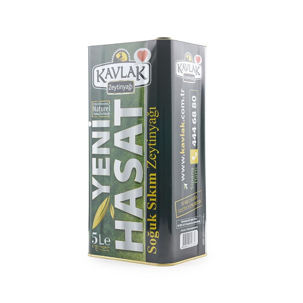 Yeni Hasat Soğuk Sıkım Zeytinyağı 5 Lt