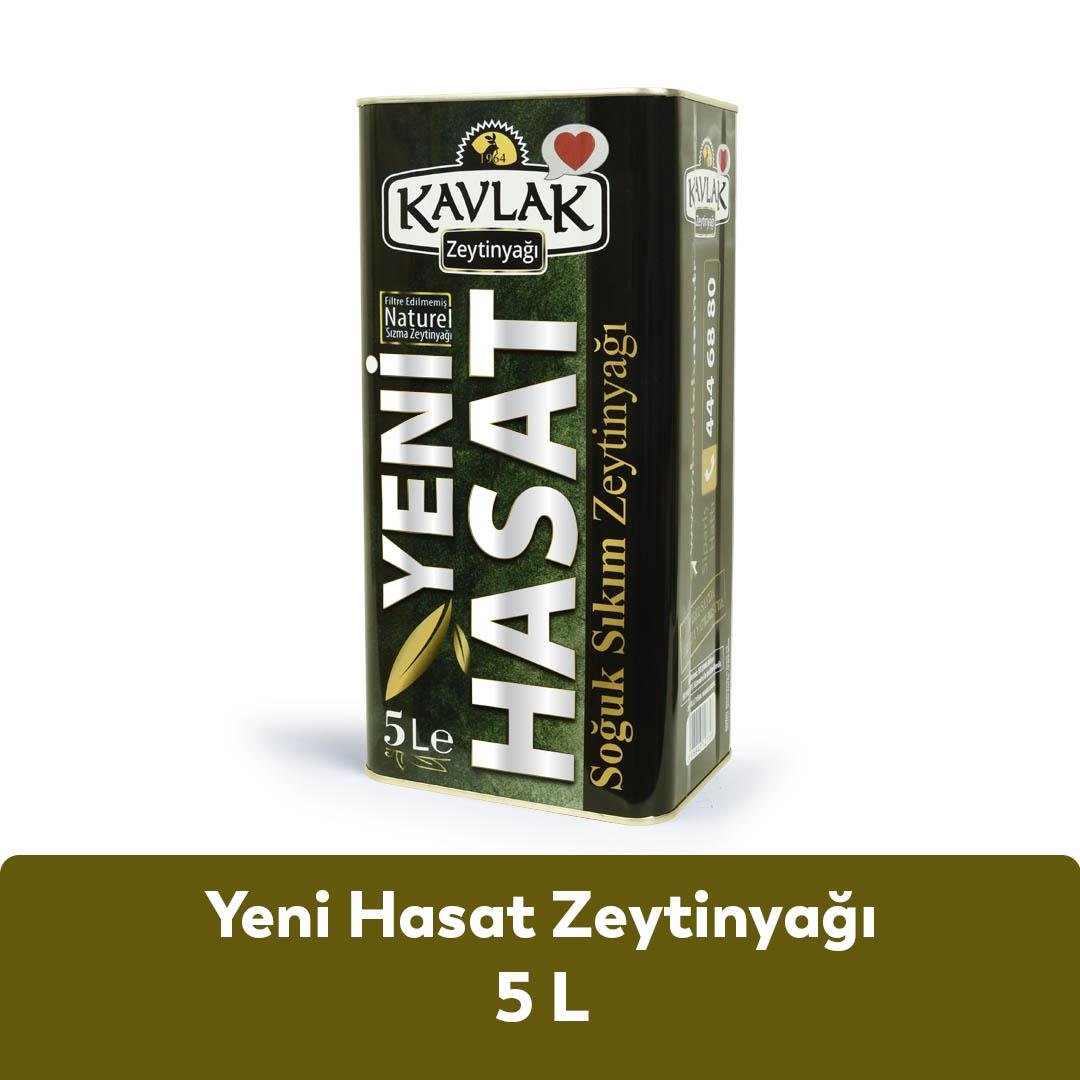 Yeni Hasat Soğuk Sıkım Zeytinyağı 5 Lt
