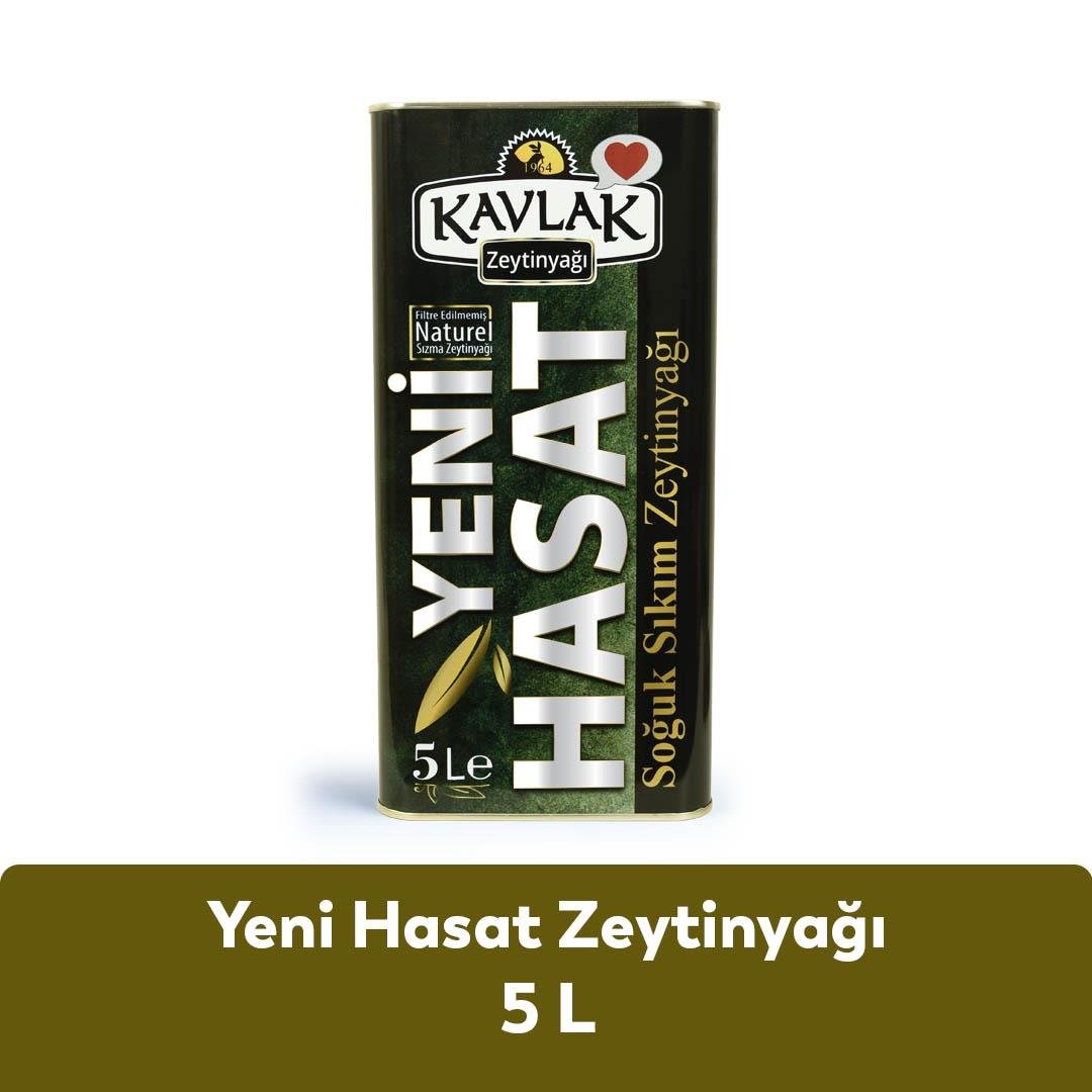 Yeni Hasat Soğuk Sıkım Zeytinyağı 5 Lt