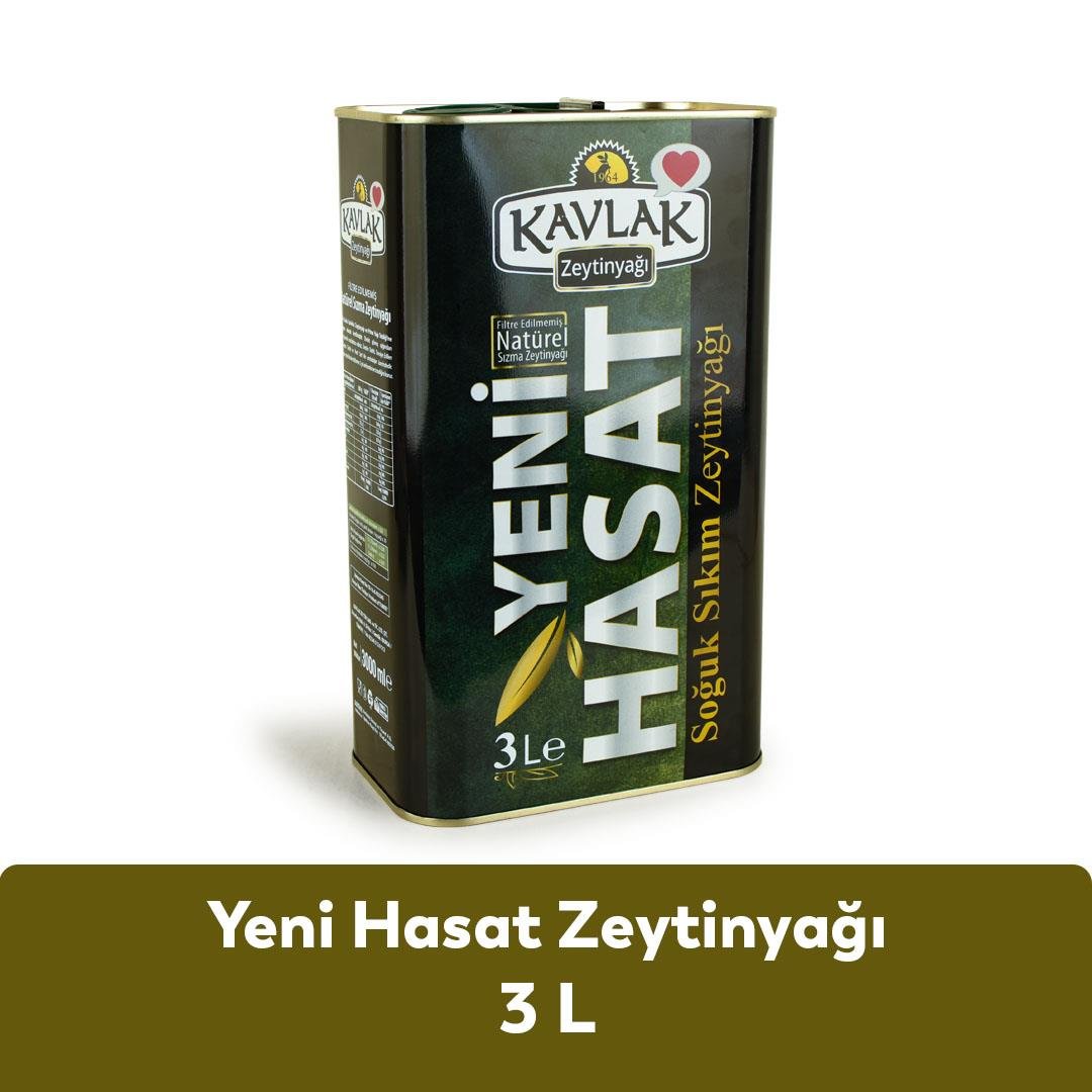Yeni Hasat Zeytinyağı 3 Lt Teneke