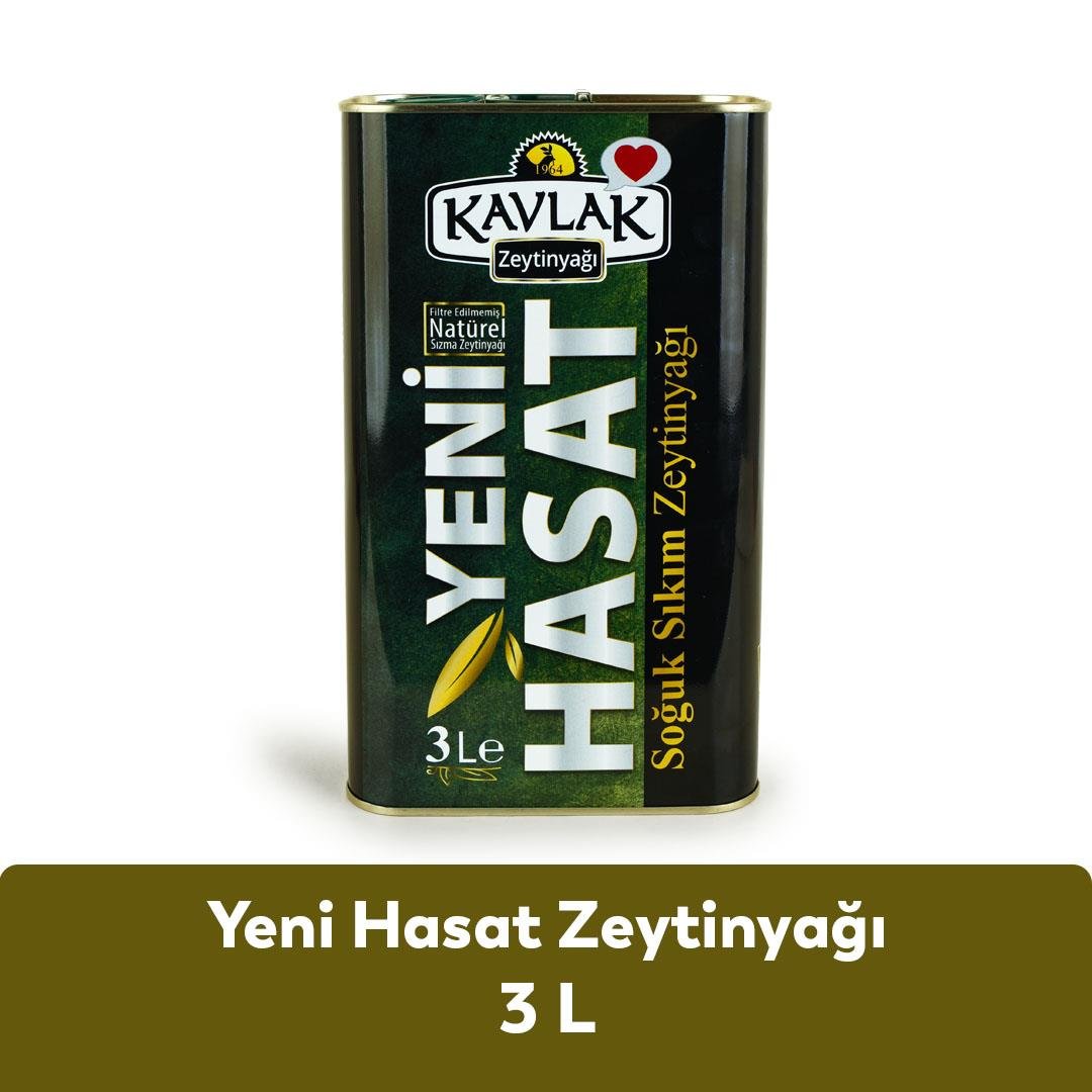 Yeni Hasat Zeytinyağı 3 Lt Teneke