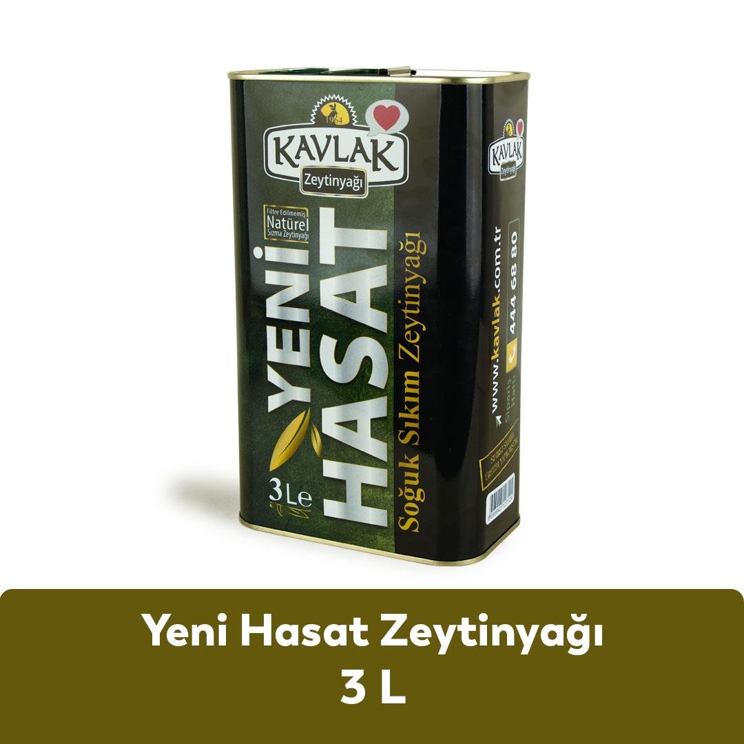 Yeni Hasat Zeytinyağı 3 Lt Teneke