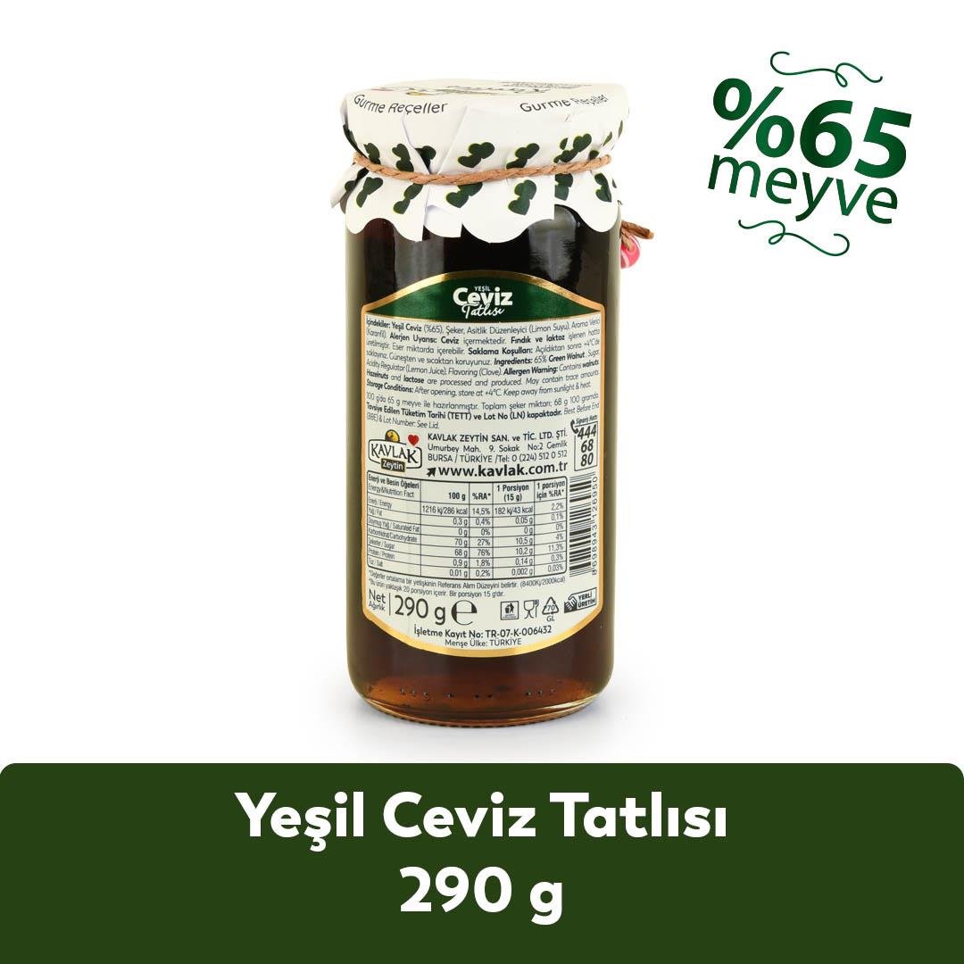 Yeşil Ceviz Reçeli 290 Gr Cam Kavanoz
