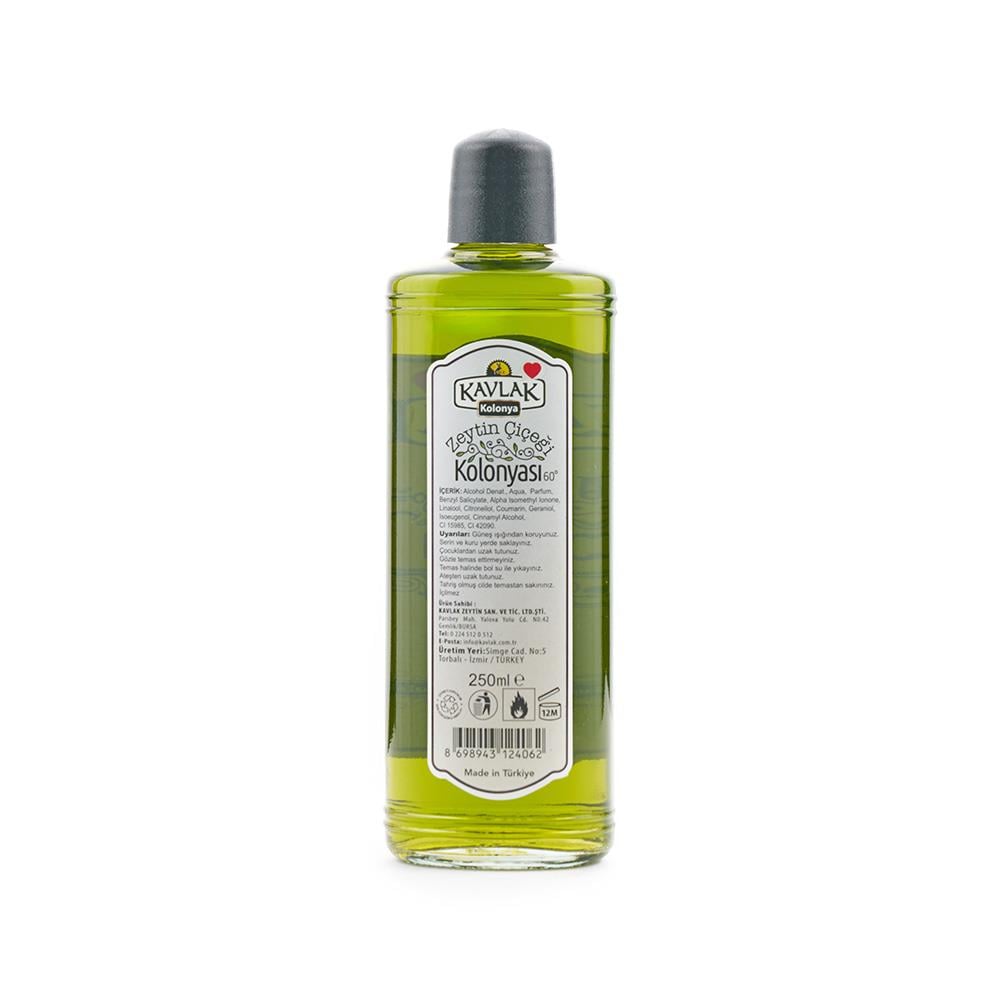 Zeytin Çiçeği Kolonyası Cam Şişe 250 Ml