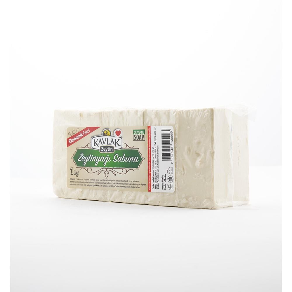 Zeytinyağlı Ev Sabunu 1 kg Beyaz
