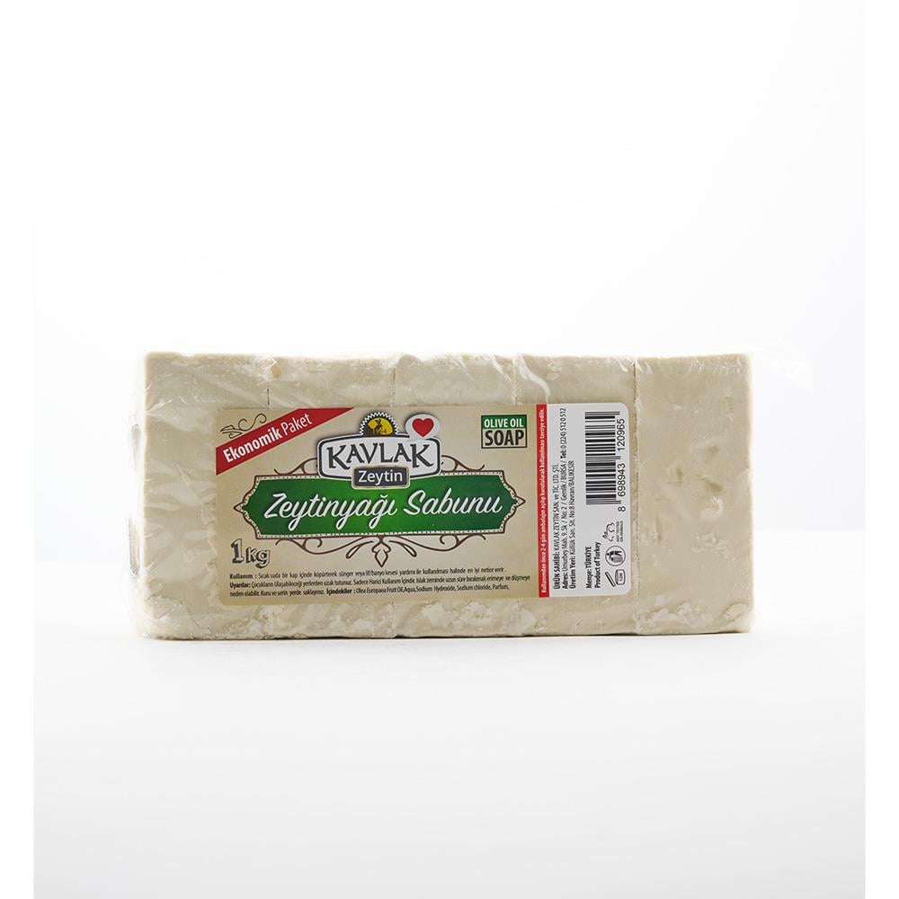 Zeytinyağlı Ev Sabunu 1 kg Beyaz