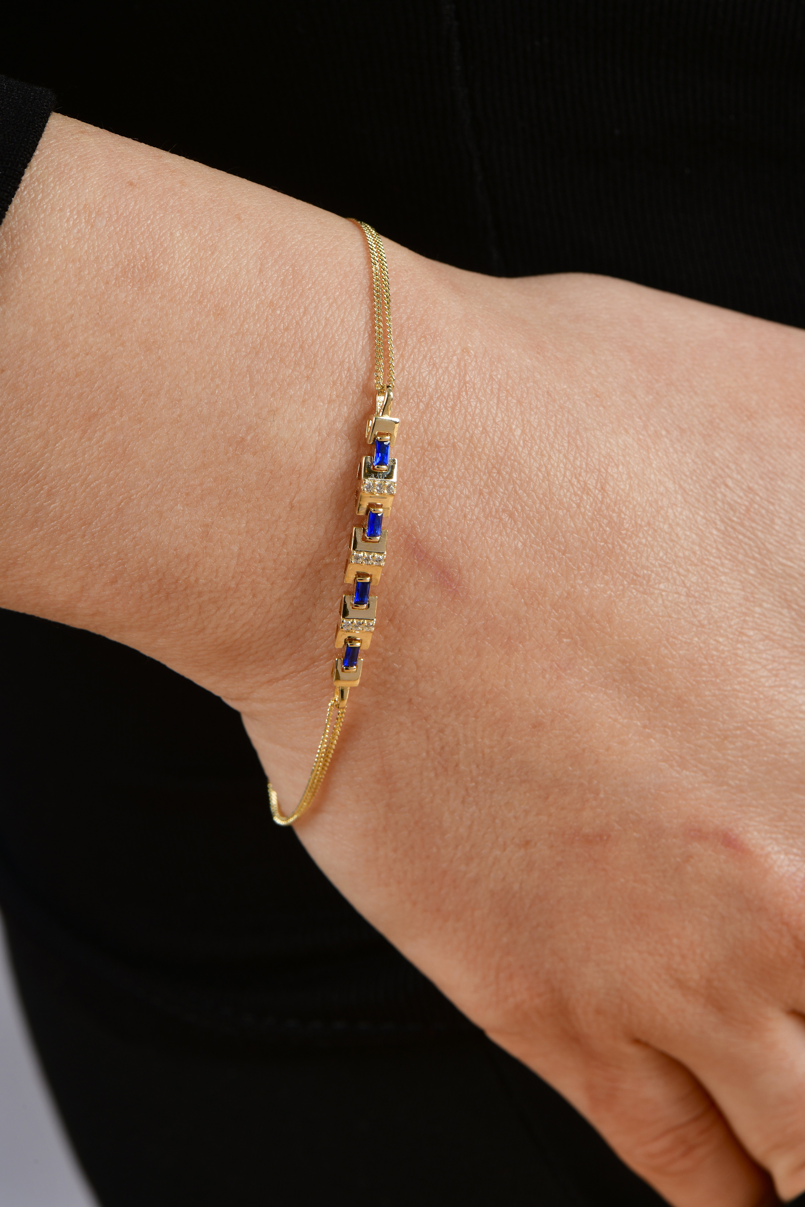 Sapphire Grid Bileklik