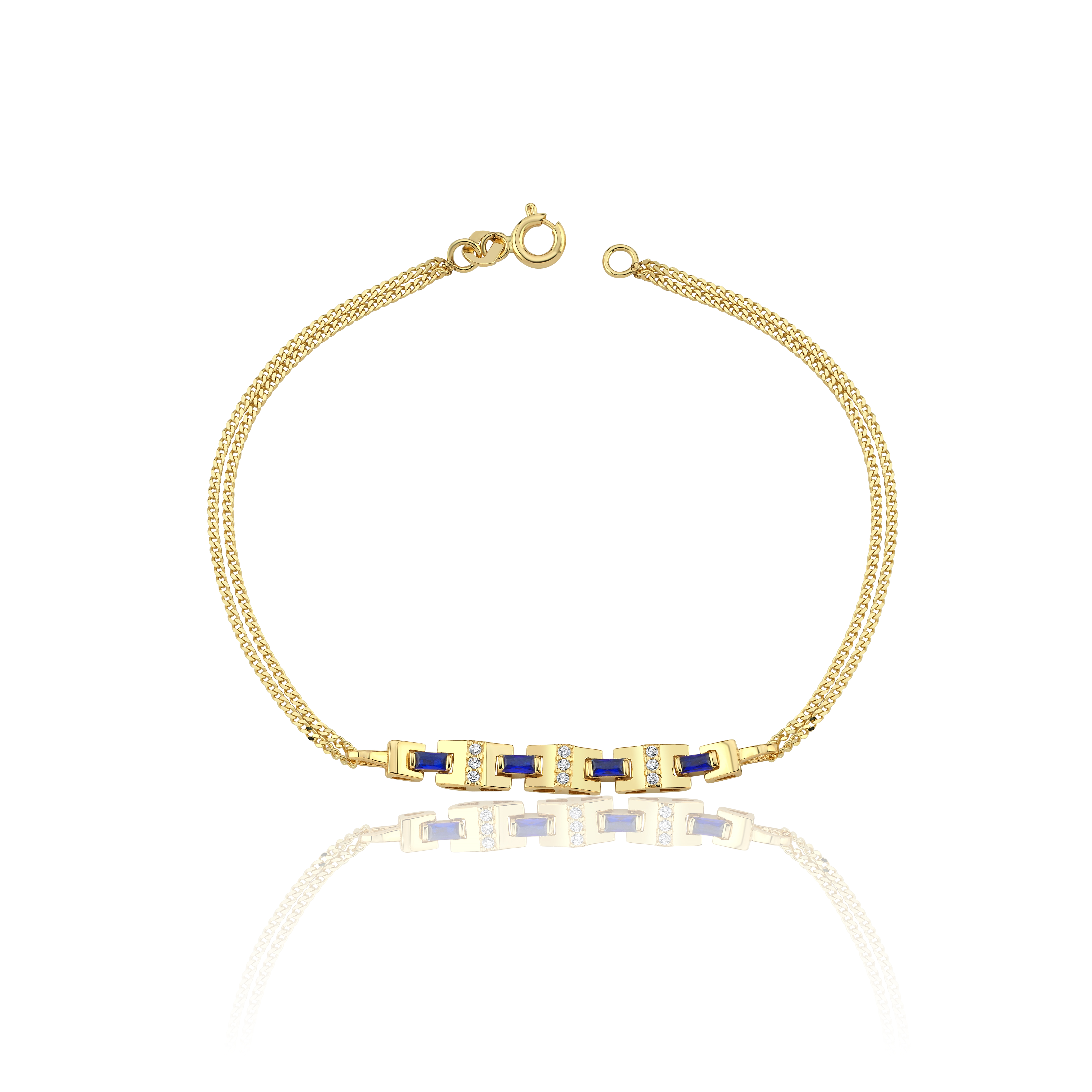 Sapphire Grid Bileklik