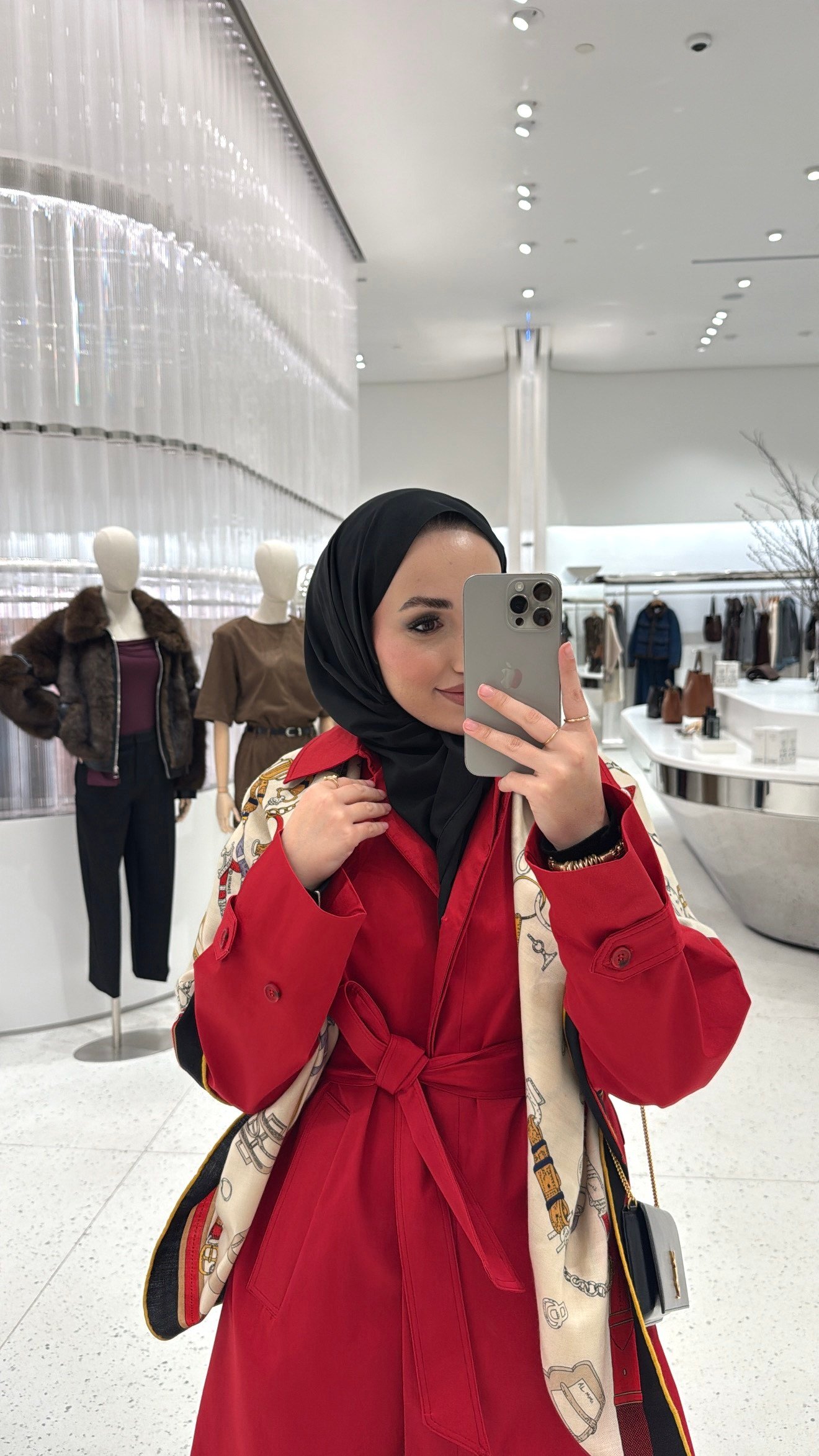 Aliya Apoletli Premium Trençkot - Kırmızı-2254