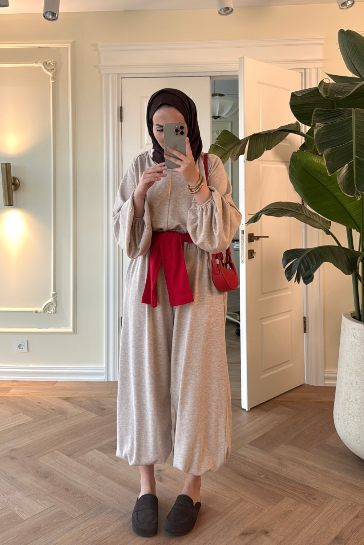 Asos Şalvarlı Pantolonlu Takım - Bej-7015