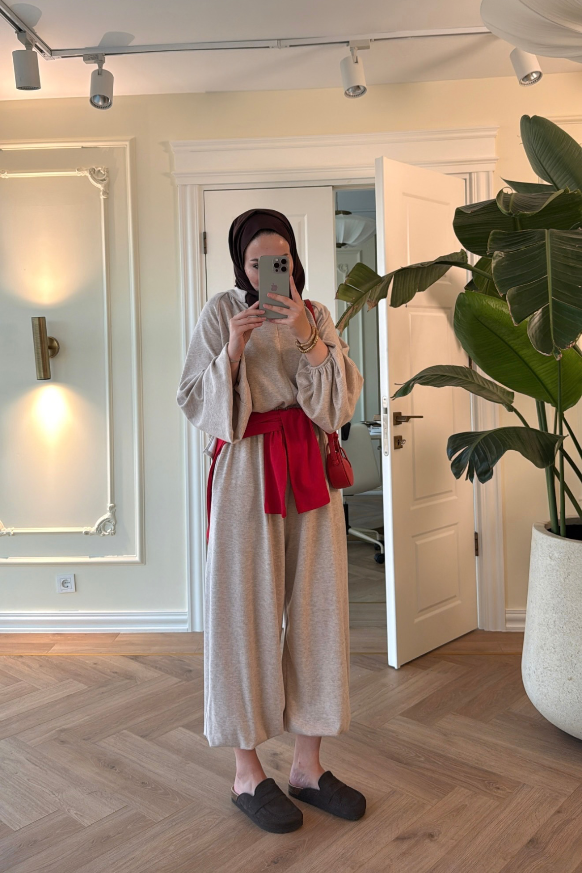 Asos Şalvarlı Pantolonlu Takım - Bej-7015