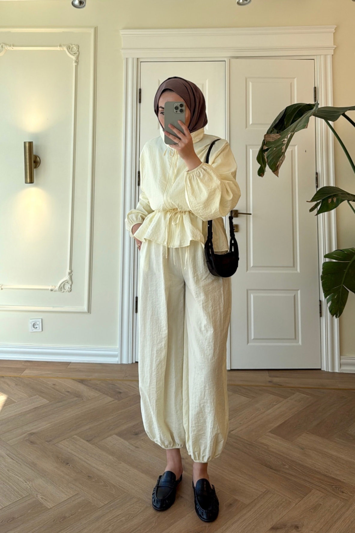 Belden Bağlamalı Takım-Butter Yellow-6192