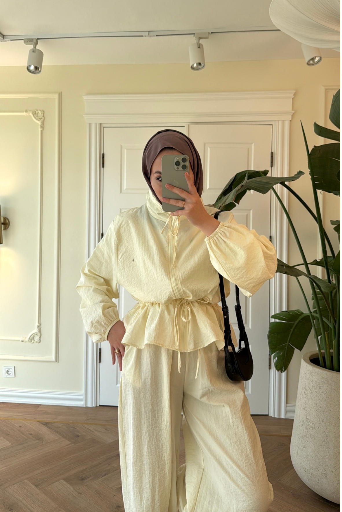 Belden Bağlamalı Takım-Butter Yellow-6192
