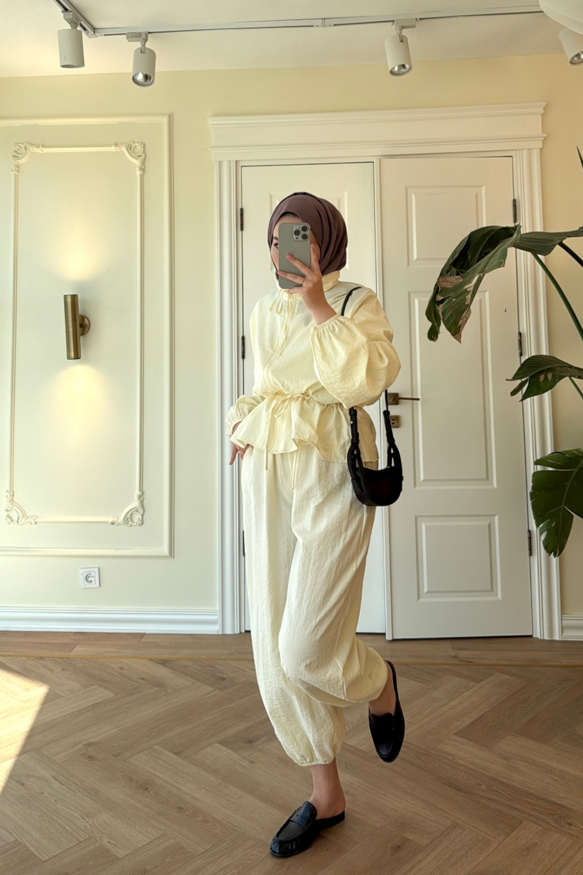 Belden Bağlamalı Takım-Butter Yellow-6192