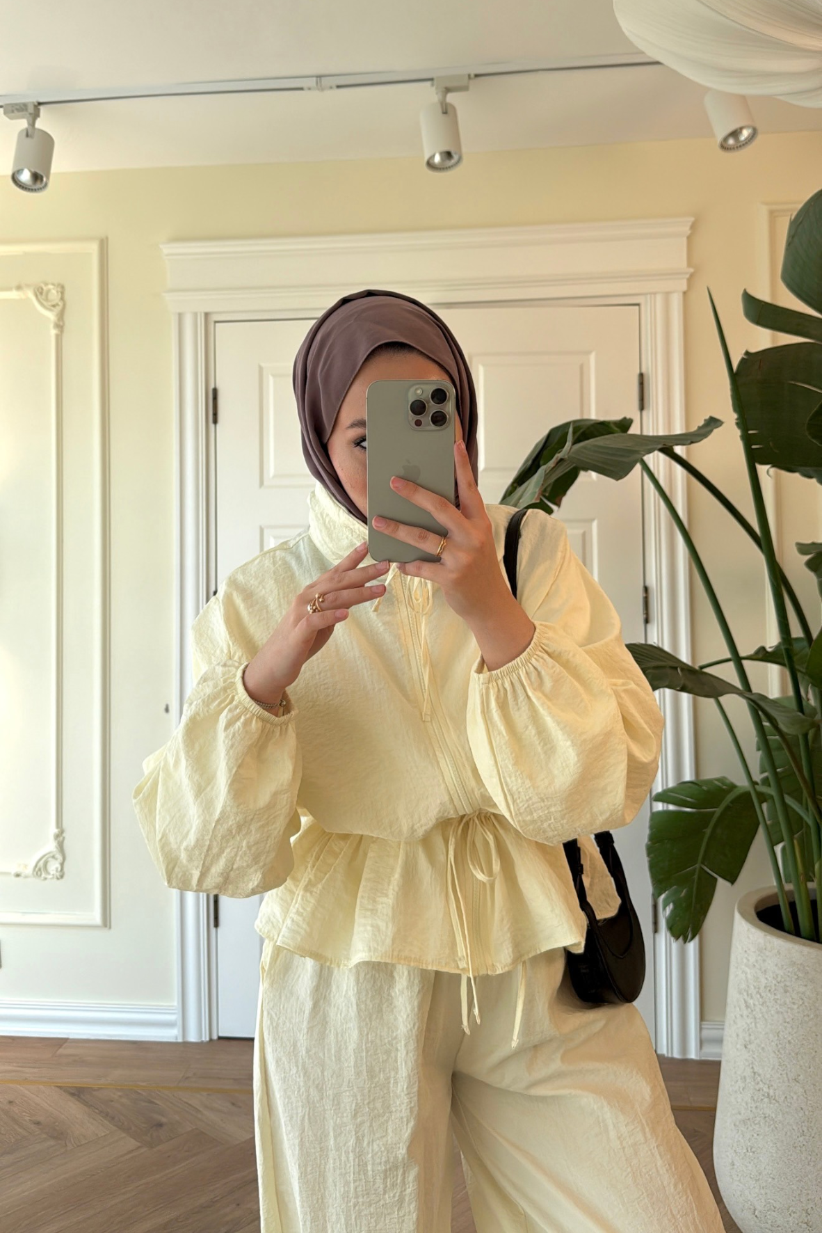 Belden Bağlamalı Takım-Butter Yellow-6192