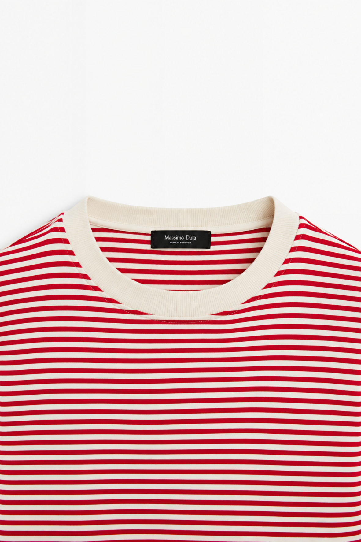 Çizgili Basic Marka Sweat Kırmızı-2144