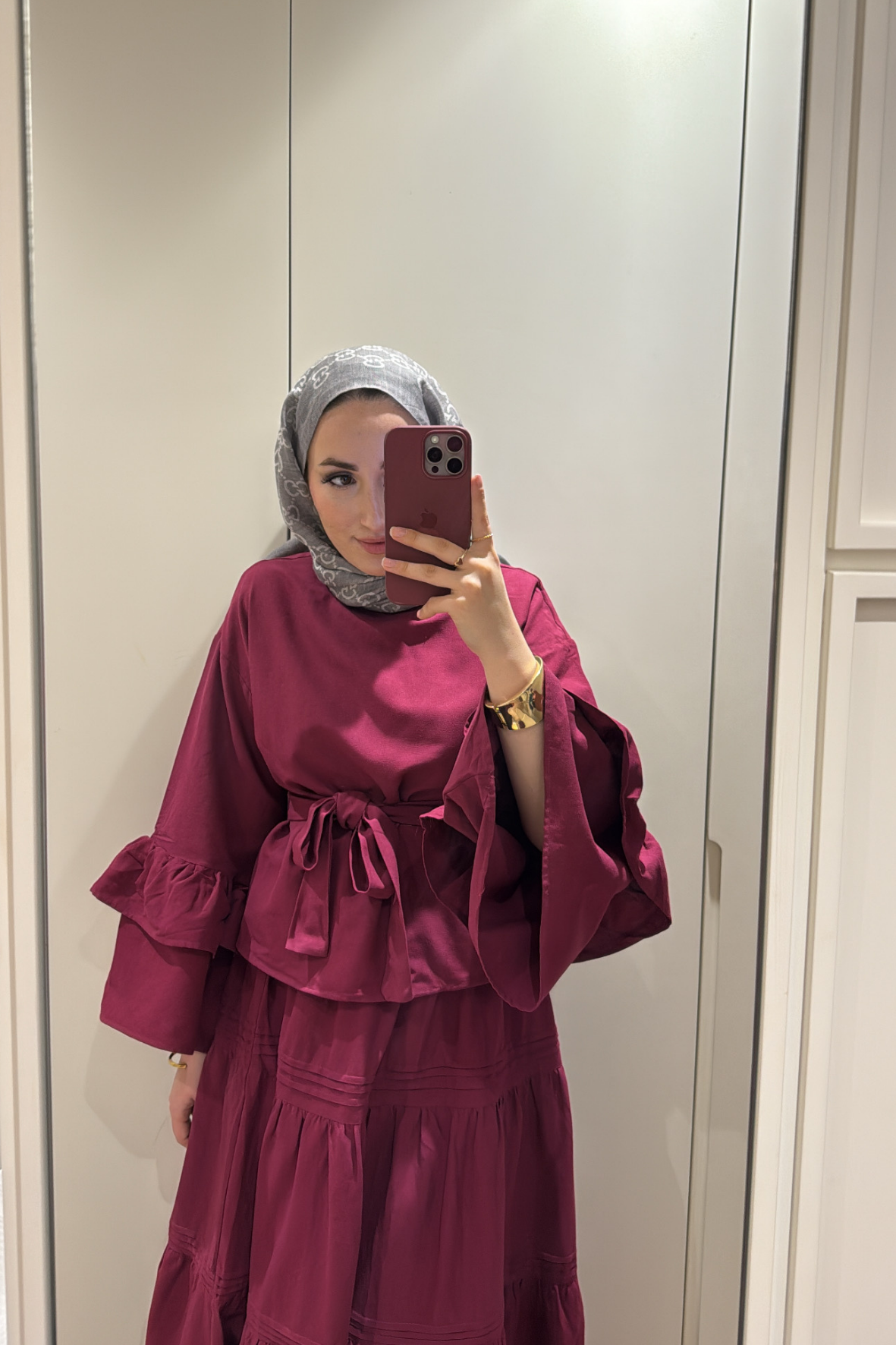 Kat Etekli Takım -Bordo-37299
