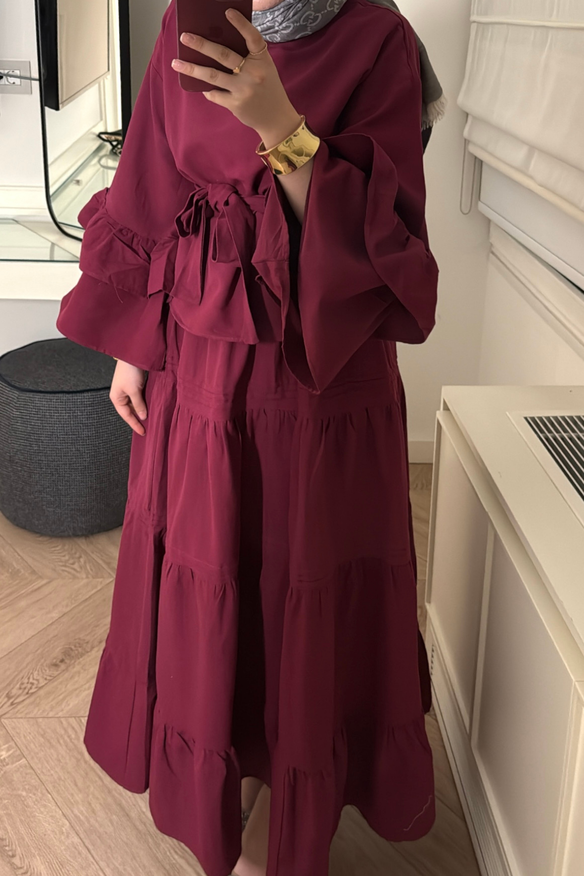 Kat Etekli Takım -Bordo-37299