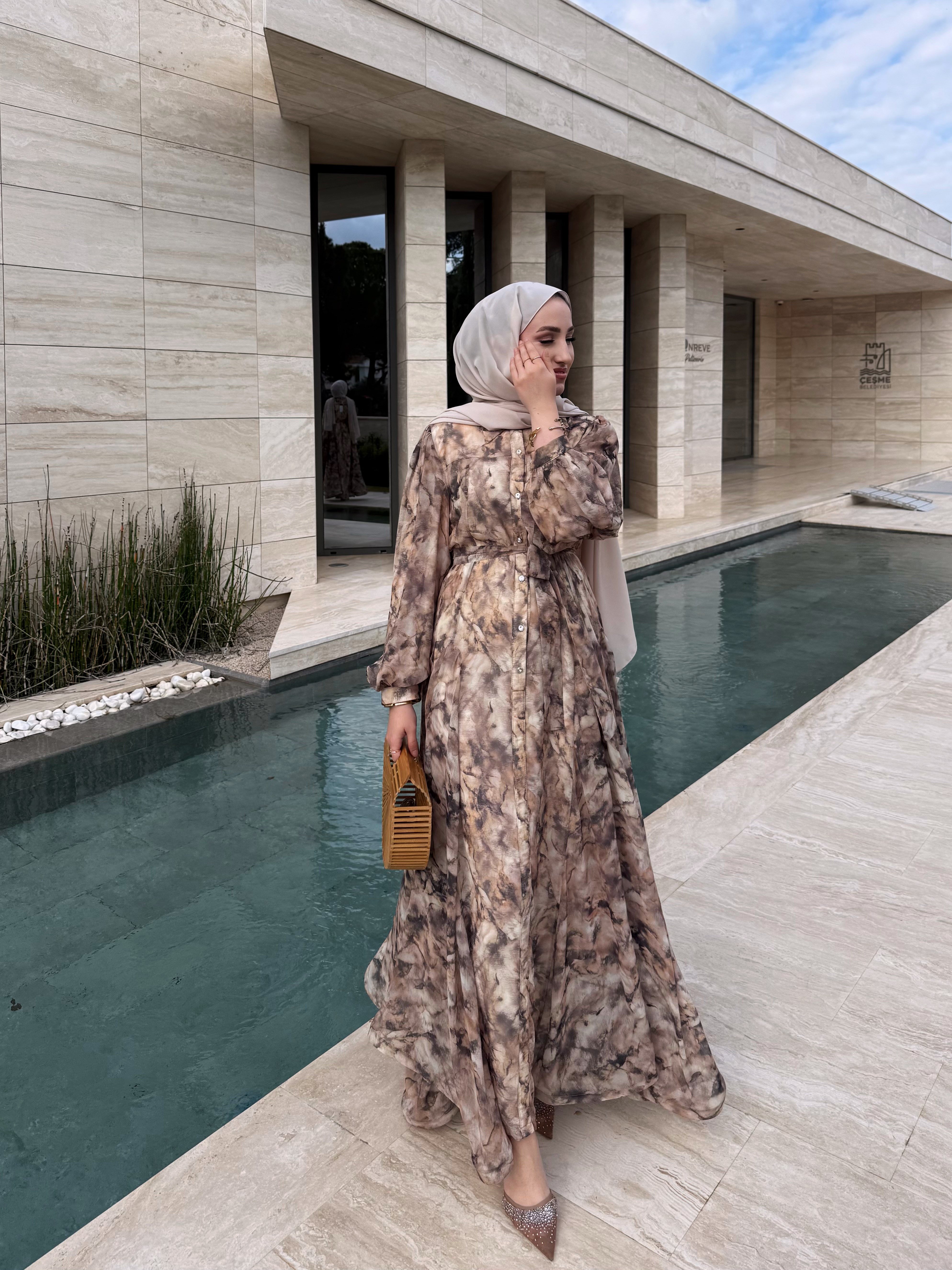 Martine Elbise - Kahve -8376