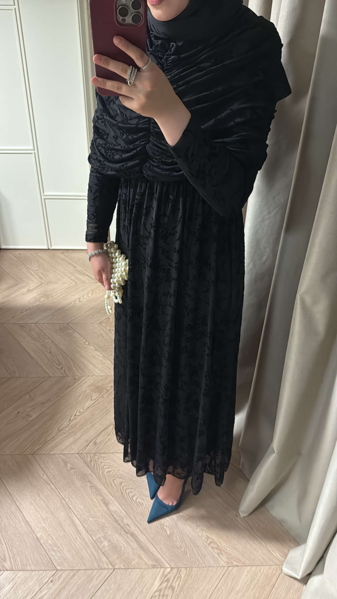 Mery elbise - Siyah-5826