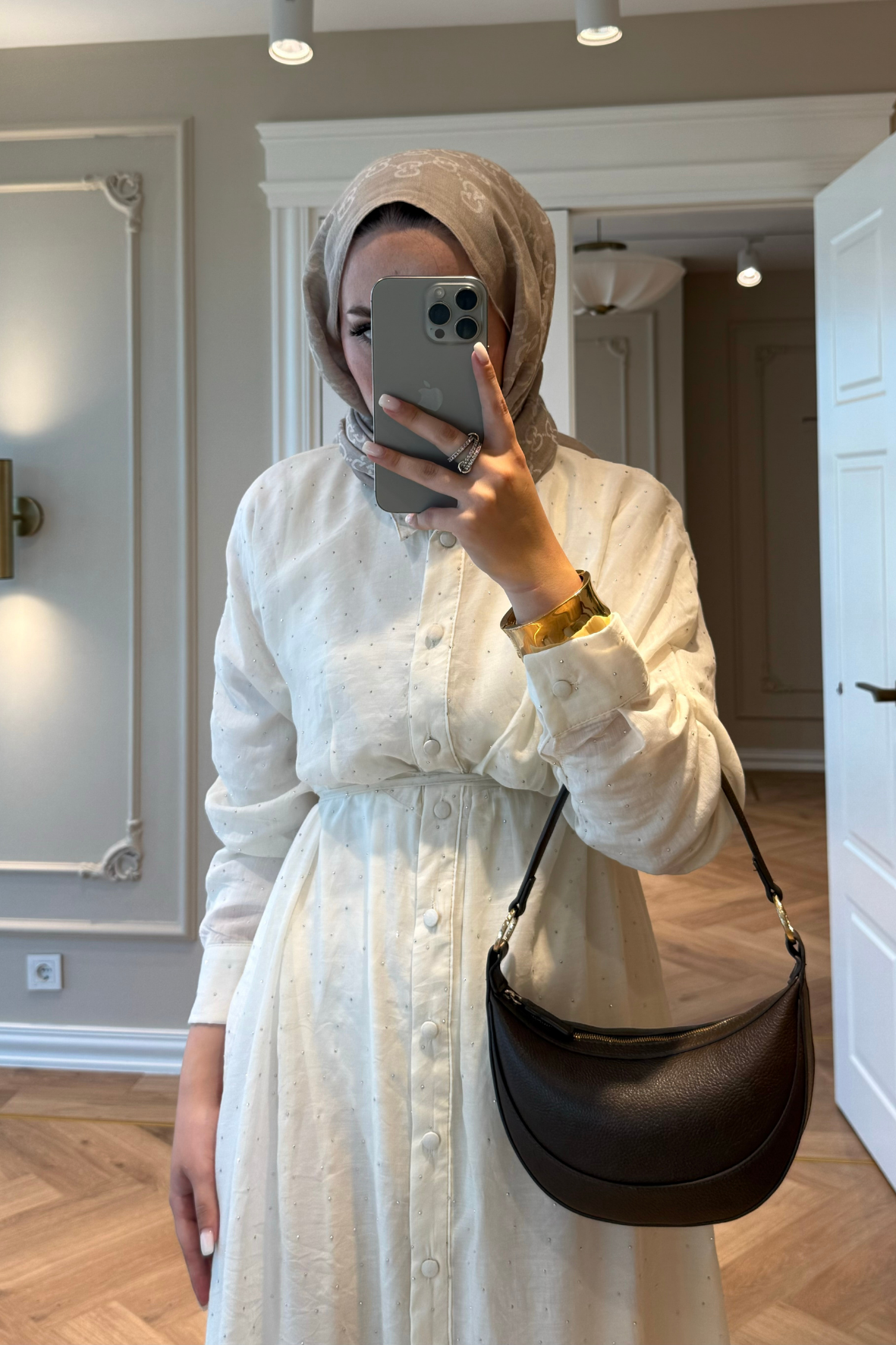 Monica Taşlı Elbise Taş-8574