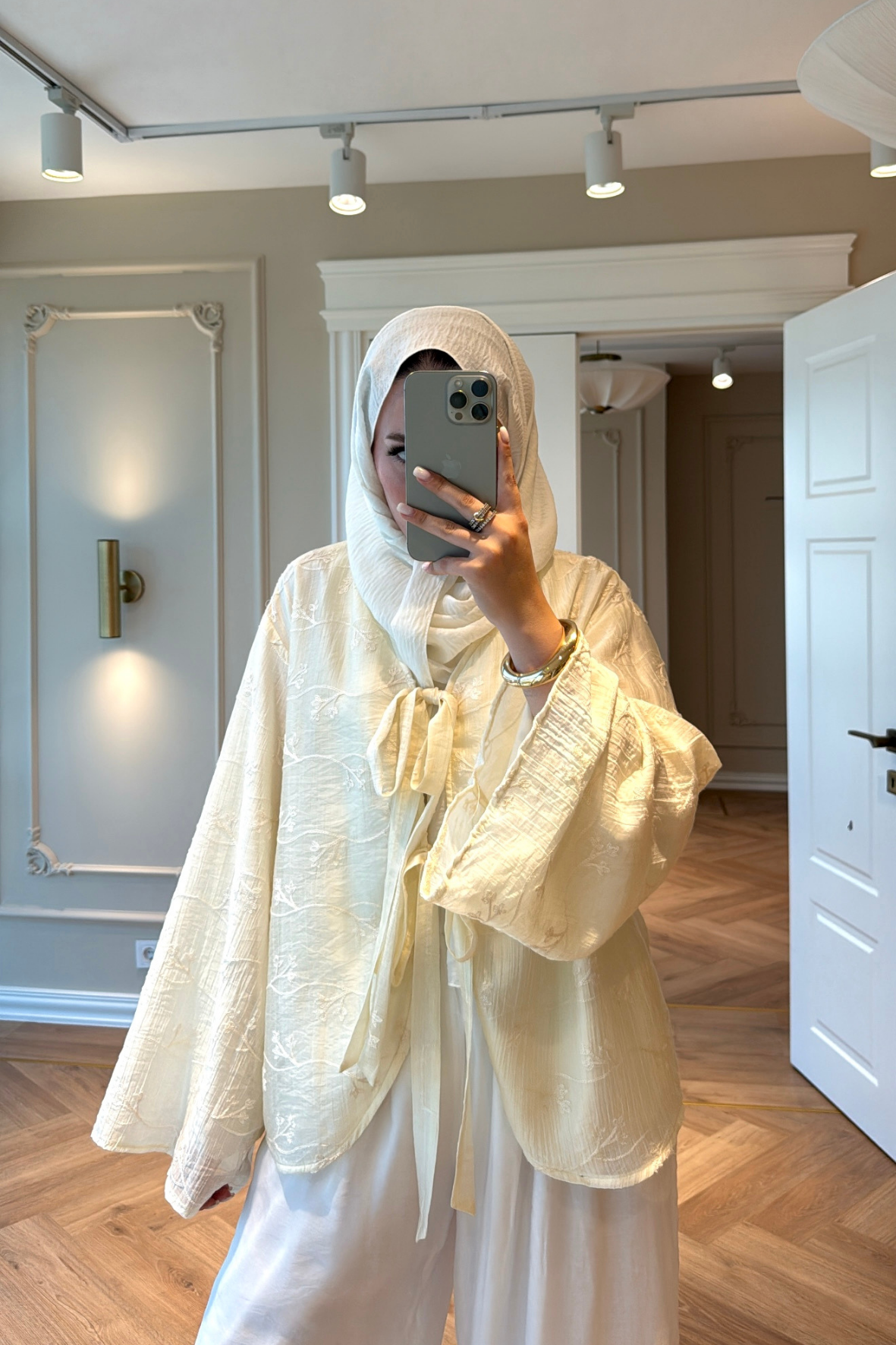 Ninova Pantolonlu Takım Sarı-3356