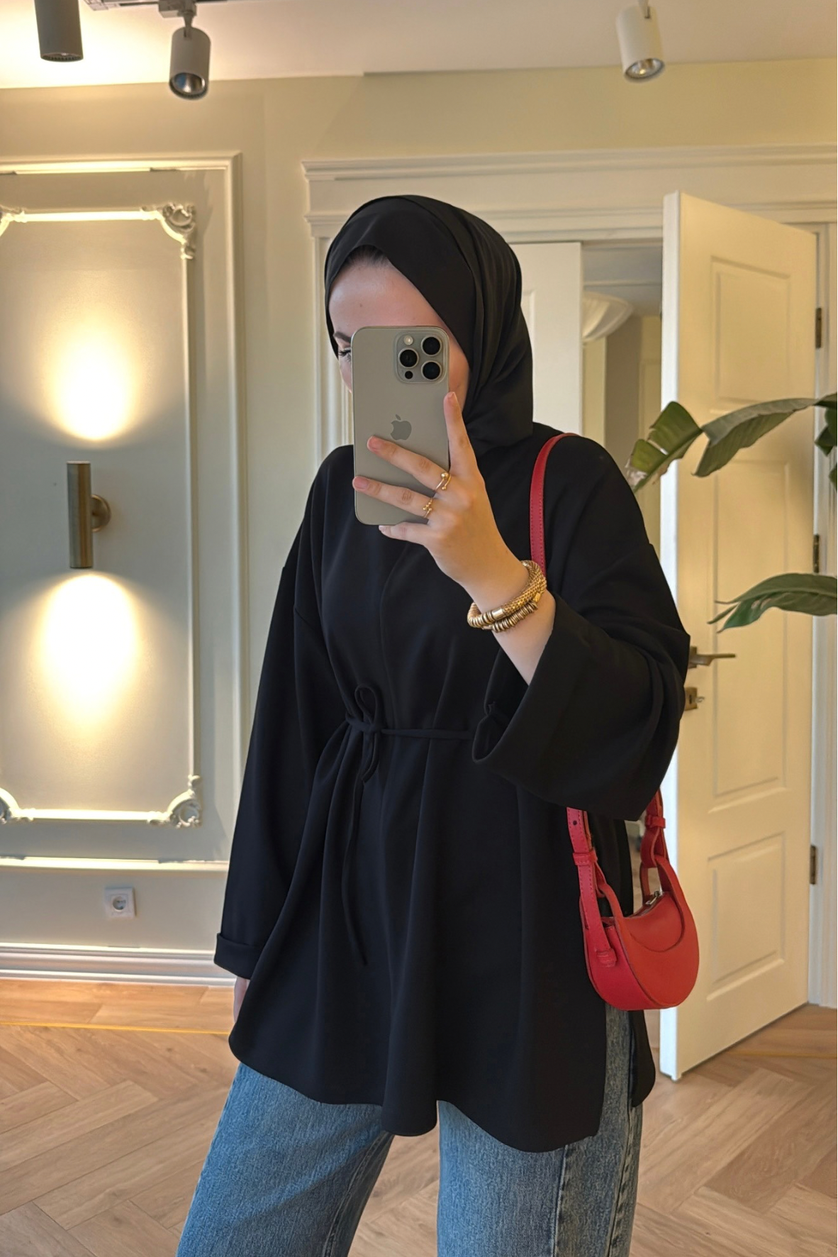 Premium Oversize Basic Sweat -Siyah-2525