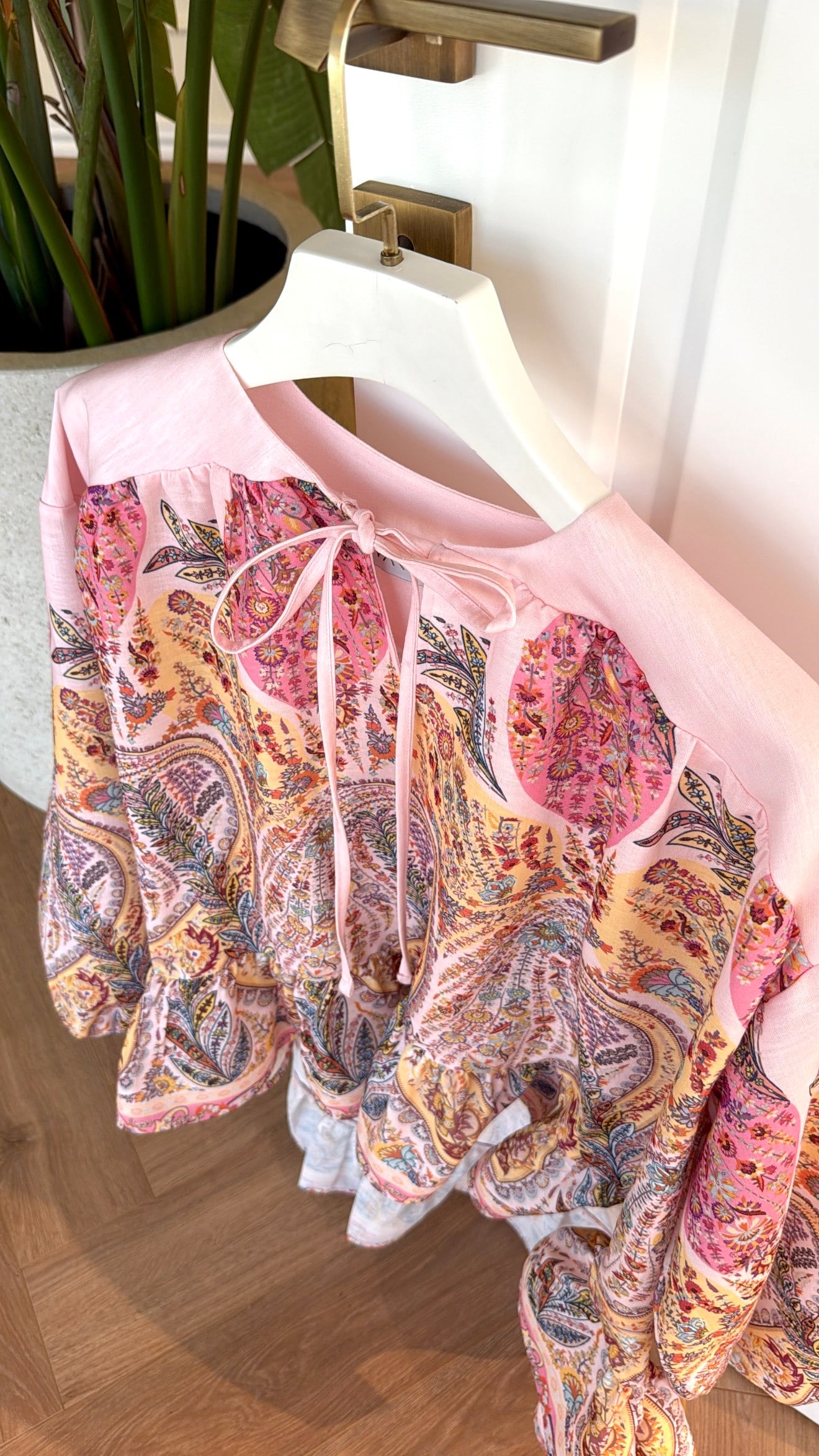 Zimmer Volanlı Pantolonlu Takım - Pembe -74183