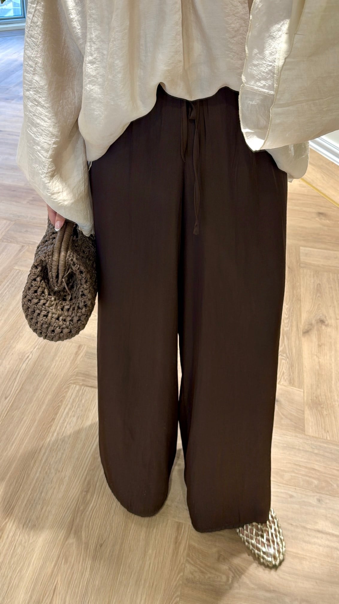 ZRA Model Salaş Pantolon Kahverengi -6985