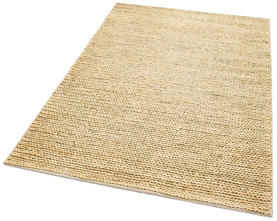 El Dokuma Naturel Jüt Hasır Halı 
