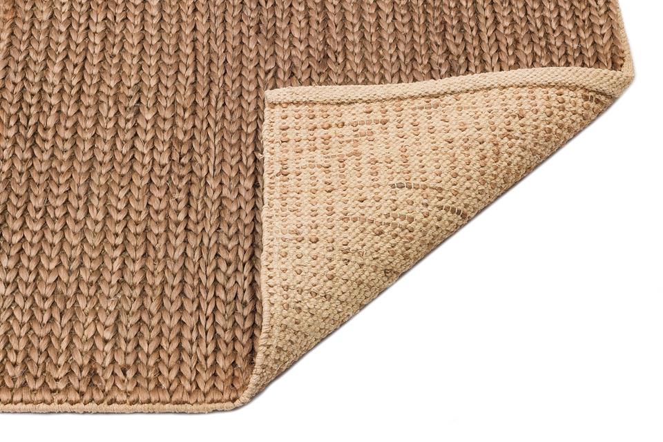 El Dokuma Naturel Jüt Hasır Halı 