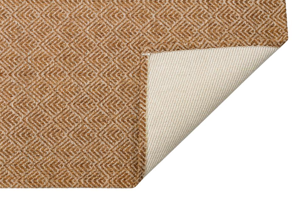 Hasır Görünümlü Kaymaz Renkli Dokuma Modern Kilim