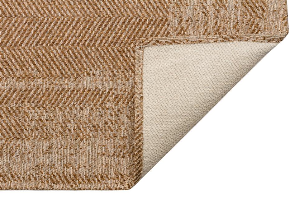 Hasır Görünümlü Kaymaz Renkli Dokuma Modern Kilim