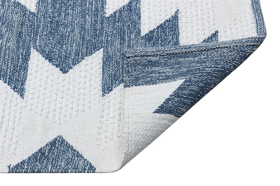Naturel Yıkanabilir Modern Desenli El Dokuma Hint Kilim