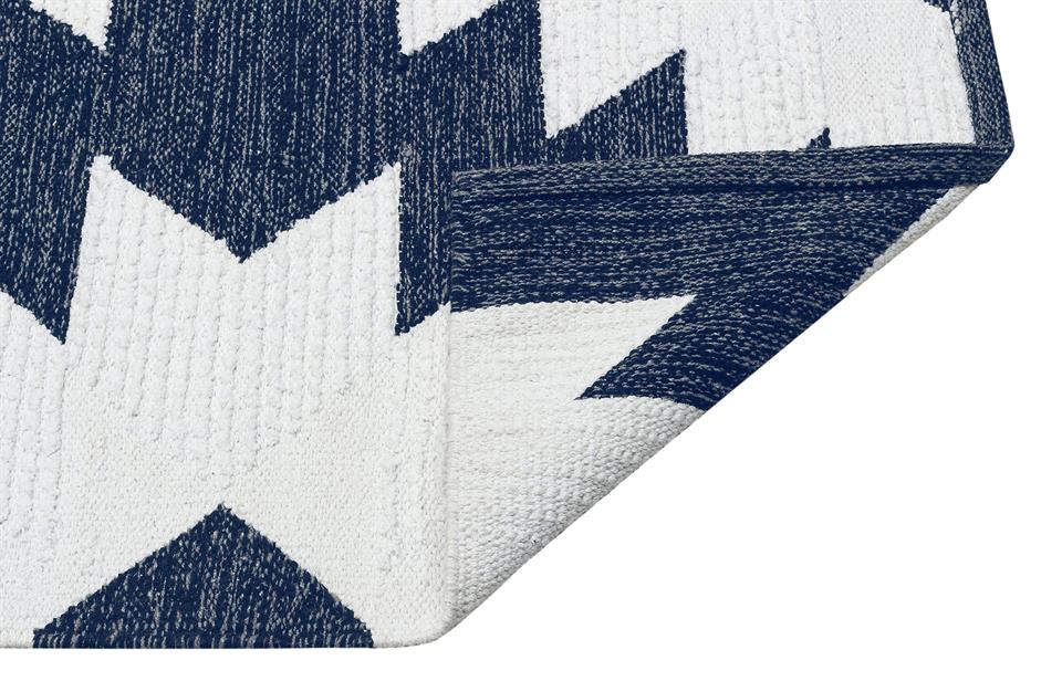 Naturel Yıkanabilir Modern Desenli El Dokuma Hint Kilim