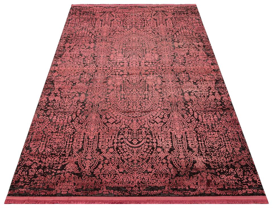Parlak Yüksek Alçak Dokulu Modern Makine Halısı