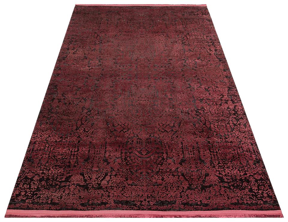 Parlak Yüksek Alçak Dokulu Modern Makine Halısı