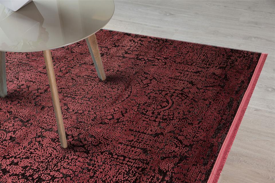 Parlak Yüksek Alçak Dokulu Modern Makine Halısı