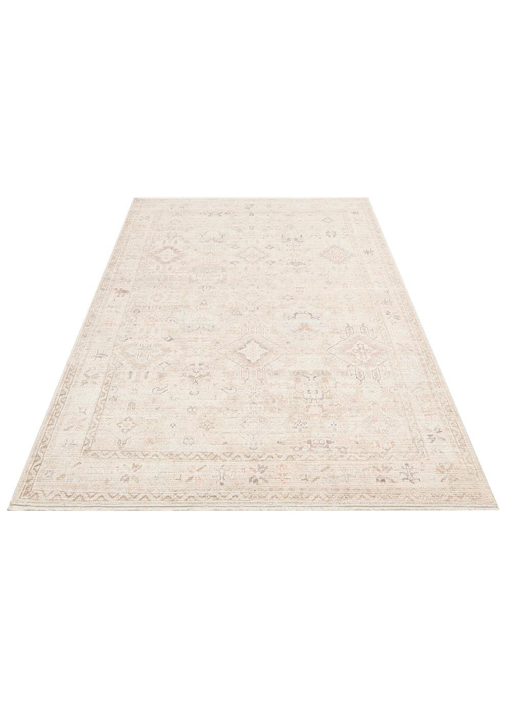 Pastel Tonlara Sahip Vintage Desenli Şık Halı