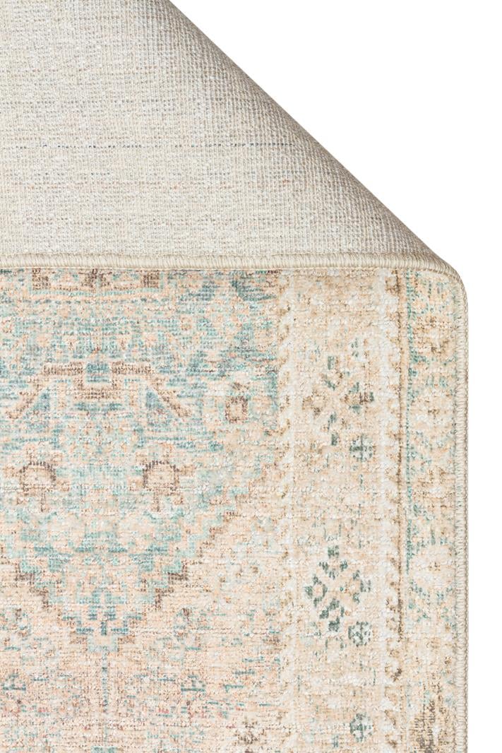 Pastel Tonlara Sahip Vintage Desenli Şık Halı