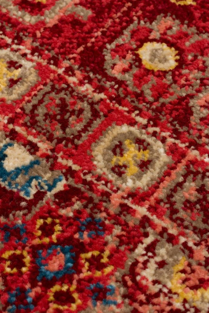 Sıcak Renk Tonlu Otantik Makine Halısı