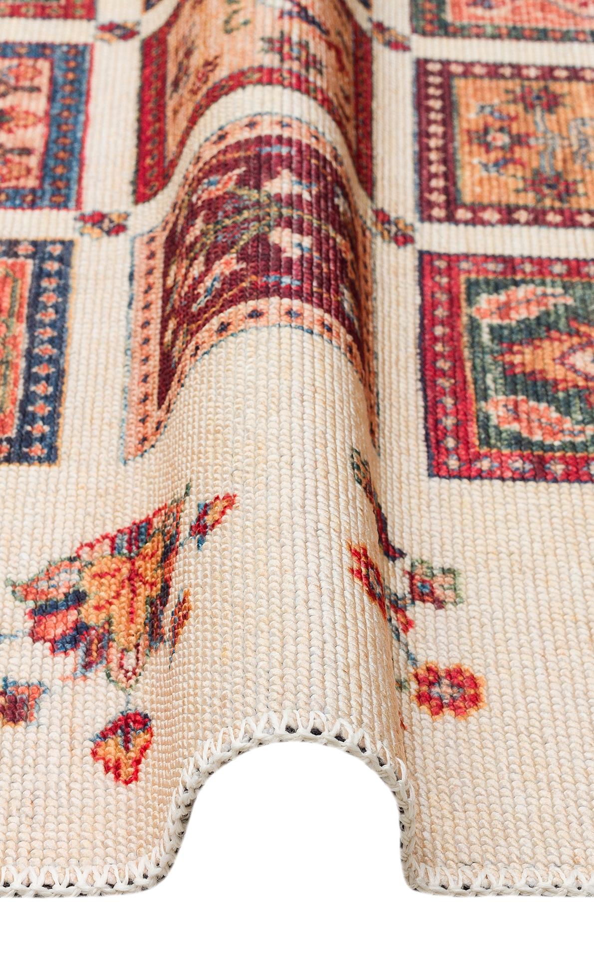 Vintage Desenlere Sahip Kaydırmaz Yıkanabilir Modern Halı